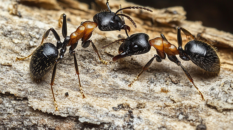 two Carpenter Ants (Camponotus spp.)