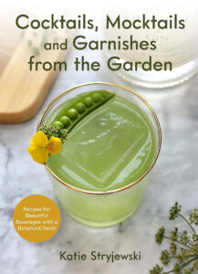 cropped version of the cover of cocktails, Mocktails, and garnishes from the garden