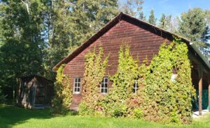 George Pegg botanic garden cabin